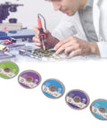 Technician using Desoldering Wick Copper Solder Braid 5 Piece Set With 1.5m Lengths And 1.5mm To 3.5mm Widths For PCB Repair