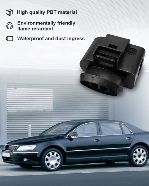 4 Pack Ignition Coil Connector Repair Kit Fits VW Passat Tiguan Beetle Golf Jetta And Audi A3 A4 A5 A6 Q7 TT R8 Harness Plug Replacement 4B0973724 Direct Fit shown with car