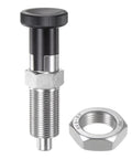 Heavy Duty Push Fit Ball Nose Spring Plunger With Dead Nuts Tight Self Locking Grip and Premium Stainless Steel Retractable Index Plunger M20X1.5 with nut