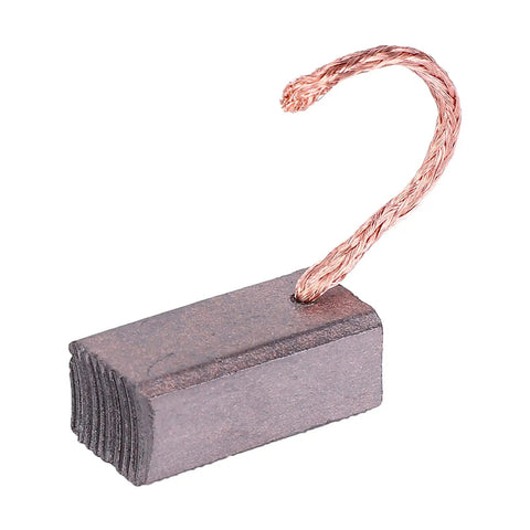 Premium Carbon Brushes for Electric Vehicle DC Motor Replacement with 8X10X20mm J432A Size, heavy duty graphite brush with copper wire.