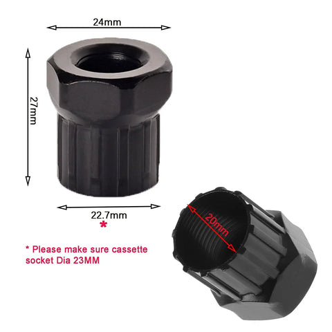 Close-up of heavy-duty steel lockring removal tool from All In One Bike Cassette Tool Set Pro Grade With Chain Whip And Freewheel Lockring Removal