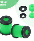 Pivot Tube Maintenance Kit For Skateboards And Longboards With Pivot Cups Axle Nuts Speed Rings Cylindrical And Tapered Bushings In Green