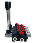 Four Spool Hydraulic Control Valve With 13 GPM Max Flow And 4500 PSI Rating For Small Tractors, Loaders, And Log Splitters