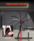 Adjustable sundial of 2 In 1 Bicep Curl And Triceps Extension Machine With Seated Arm Isolated Station for home gym bench