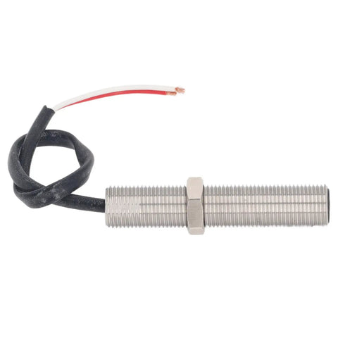 Pickup Speed Sensor 5 By 8 Inch 18 UNF Thread Heavy Duty Magnetic Electric Speed Sensor with brass body and wire, side view