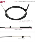 Ten Foot Boat Throttle And Shift Cables Replacement Set For Mercury MerCruiser Force Outboard Engines 1993 On US Marine, 10ft length