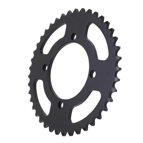 41 Tooth Rear Sprocket Black Steel For 420 Chain Compatibility Beefy Gear For Electric Bicycles Motorcycles Beach Vehicles 170mm Diameter