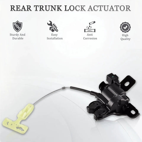 Trunk Deck Lid Latch And Cable Replacement Fits 2015 2016 2017 2018 2019 Ford Mustang, 2013 2019 Ford Fusion, And 2013 2019 Lincoln MKZ