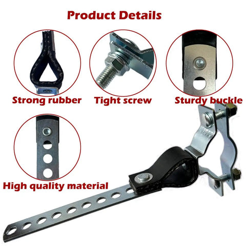 1 Pack Universal RV Exhaust Hanger And Tail Pipe Bracket For Generator Muffler Replacement detailed view