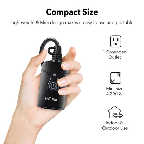 Outdoor Smart Plug With WiFi Remote App Control Alexa And Google Assistant Voice Control Weatherproof ETL Listed 2 4 GHz WiFi Required Super Handy With Smart Life App