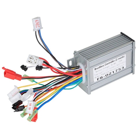 High Performance Brushless DC Motor Speed Controller For 36V To 48V E Bike And Scooter, 350W Replacement Module with wiring harness