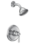UT2182EP Dartmoor M-CORE 2-Series 1-Handle Shower Trim Kit Chrome Finish Valve Required U140 Mixing Valve Compatible With Pressure Balancing