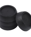 Four Pack Anti Vibration Pads For Washer And Dryer Shock Absorbing Rubber Feet, Black, Durable Non Slip Base, Stackable Design