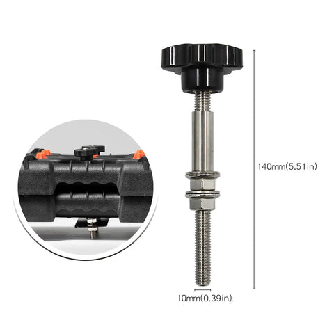 Hella Tough Universal Traction Board Mounting Kit Featuring Rock Solid Nylon And Stainless Steel Mount Pins, 140mm tall.