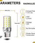 Killer Brightness 10W LED Bulbs 1000 Lumen 6000K Daylight White E26 base with dimensions and features listed