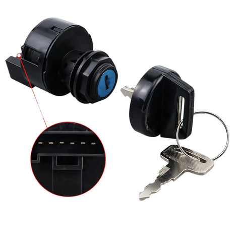Ignition Key Switch Kit For Ranger 425 Trail Boss 325 2002 2003 Direct Replacement With Key Cover Durable ABS Material