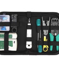 Portable Network Tool Kit For Cat5 Cat5e Cat6 Cables 11 In 1 Ethernet Crimping And Testing Set With RJ45 RJ11 Connectors