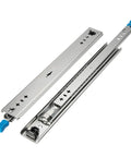 Beefed Up Heavy Duty Full Extension Drawer Slides With Ball Bearings, Side Mount, Three Fold Telescoping Rails, 1050mm length