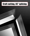 Clear Acrylic Water Tank For Shallow Sink Shots And Deep Water Displays, showing 45° craft cutting and splicing
