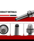 MT2 Wood Lathe Live Center Set With Cup Tip For Tailless Lathes High Precision Lathe Work