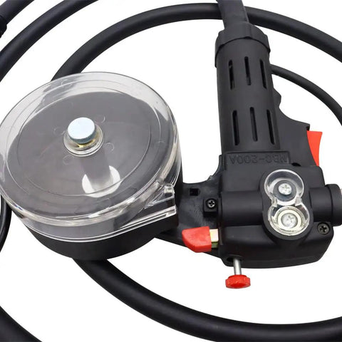 Close-up of Pro Grade 3M Aluminum Spool Gun For Miller Welders Millermatic 140 141 211 Spoolmate 100 Non OEM showing nozzle