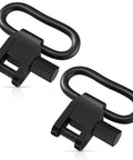 Tough As Nails Carbon Steel Rifle Sling Swivel Mount Heavy Duty Two Point Gun Sling Hardware One Inch Quick Release Adapters set of 2.