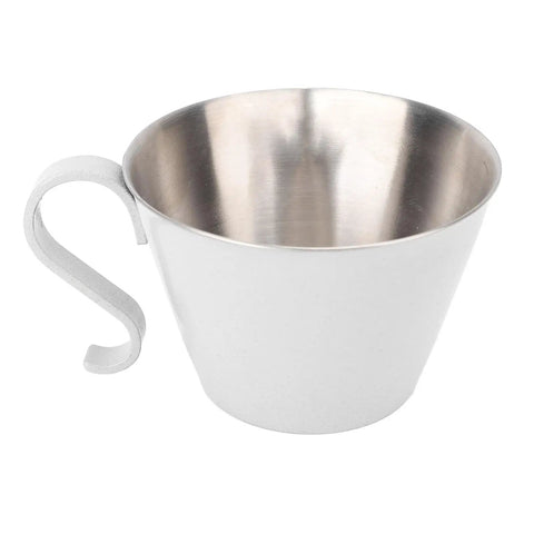 Easy Pour Stainless Steel 100ml Coffee Measuring Cup With V Shaped Spout And Clear Scale For Smooth Milk Frothing, Barista At Home Ready