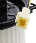 Close-up view of the connector on Beefy Blower Motor With Fan Replacement 615-00486 for Ram 1500 94-01 and Ram 2500 94-02 3500 Jeep Grand