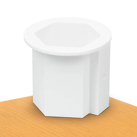 Upgraded 12 Foot Skeleton Shoulder Insert With Hex Nut Design for easy install and long lasting connector, shown on wooden surface