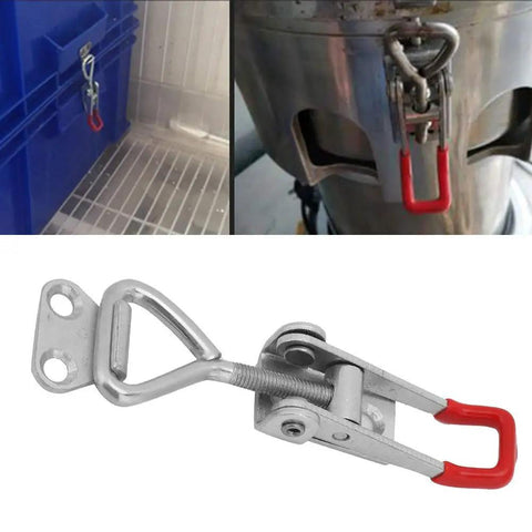 Top Shelf Carbon Steel Toggle Clamp Featuring High Leverage Latch Lock For Welding And Woodworking Shop Projects Tough As Nails Workholding Tool That Holds Firm Always