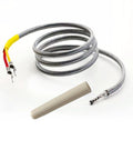 Replacement thermocouple bundle with braided stainless steel sheath and ceramic protection tube for Quadra-Fire stoves