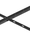 Heavy Duty Six Piece Flat Mending Plates Tough As Nails Black Powder Coated Metal Brackets Built Different For Quick Wall Fix 16 Inch.