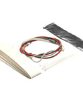 Direct Replacement TXV Heater Installation Service Kit For Beverage Air Commercial Coolers Exact Match 00C10083D01 components including wires, insulation, and zip ties.