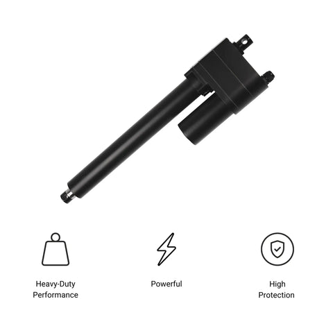 12V High Force Linear Actuator With 14 Inch Stroke 2000 Lbs Push Pull Beefy Heavy Duty Industrial Grade With Feedback Potentiometer