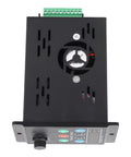 Top view of Accurate 4A Variable Frequency Drive Controller VFD for motor speed control, showing fan and control panel.