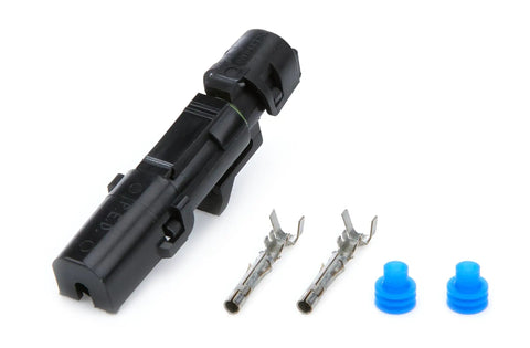 Top Notch Weather Sealed Electrical Connector One Pin Plastic Black Kit For Direct Factory Plug And Play Installation With Easy Fitment And Rigorous Testing For Total Reliability And Long Term Car Performance, black connector with terminals