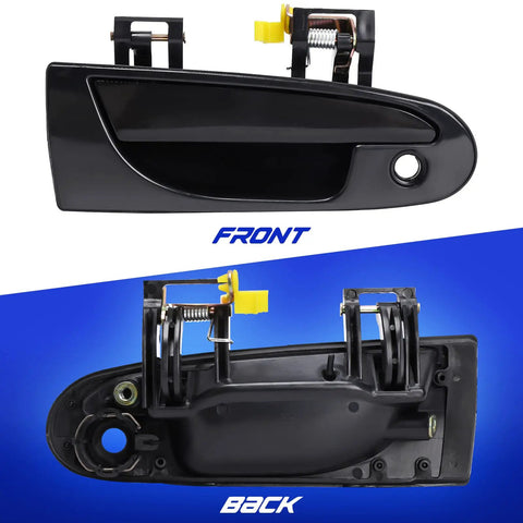 Two Front Exterior Door Handles Replacement For 1995 To 1999 Mitsubishi Eclipse, 1995 To 2000 Chrysler Sebring, 1995 To 2000 Dodge Avenger