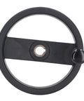 16mm Center Hole Hand Wheel With Revolving Handle For Lathe Milling Machine And Grinder, 160mm Outer Diameter Two Spoke Plastic Wheel
