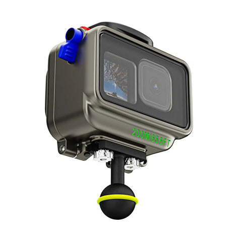 Underwater Action Camera Housing For GoPro Hero 9 10 11 12 13, Waterproof Up To 200 Meters, Dive Case with metal enclosure