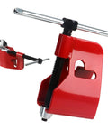 Compression Sleeve Puller For Half Inch Copper Pipe Easy Ferrule And Nut Removal Tool shown in red with precision machined parts