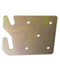 Heavy Duty Bed Rail Hooks And Universal Frame Connector Plates For Wooden Beds Thick Steel bed rail bracket, reinforced design.