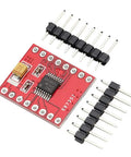 Three Pack DRV8833 Dual DC Motor Driver Board With H Bridge For Arduino Projects TB6612 Compatibility with connectors on white background