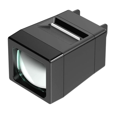 Lit 35mm Slide Viewer With Real Glass Lens, Illuminated, 2x Magnification, Ultra Portable Pocket Size, Clear, Distortion Free View