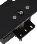 Close-up of Rock Solid Aluminum Router Lift System For Dead Nuts Height Adjustment showing precise height adjustment mechanism.