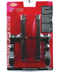 Storm Door Handle Set With Keyed Deadbolt For M2 Mortise Doors Aged Bronze Finish Matching Interior And Exterior Levers