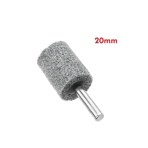 Solid 2-Piece Nylon Abrasive Polishing Wheels For Drills And Grinders With 6mm Shank In Multiple Sizes 20mm diameter polishing wheel detail.