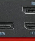 Thunderbolt Four Docking Station With Eight Universal Ports And Quick Two Thirty Watt Power Delivery For Seamless Laptop Run supporting ports view.