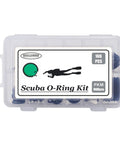 166 Piece Scuba O Ring Kit With FKM90 Rubber Seals 12 Sizes For Dive Hoses And Tanks in transparent case