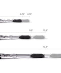 Extendable Flex Head Ratchet Tool Set Three Piece Pro Grade With 1/4 3/8 And 1/2 Inch Drives sizes and extending handles