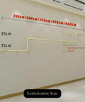 Industrial Pipe Coat Rack Wall Mount 400cm Long Heavy Duty Metal Hanger For Home Boutique Decor and Shop Display The Boss Coat Stand